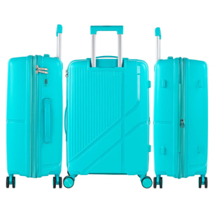 Juego De Maletas Rígidas Pp Itaca 761300 Viaje Pp Itaca Online Turquesa