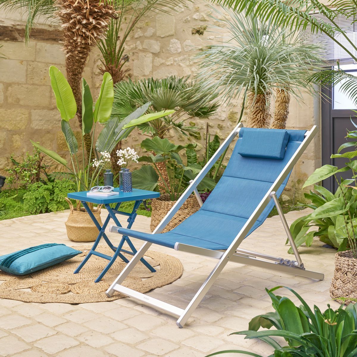 Chilienne de jardin Honolulu Bleu canard
