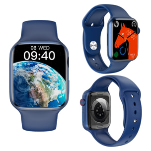 Smartwatch W29 Max con pantalla de 2.1 y modo always on. Monitor cardiaco 24h, O2 en sangre, Termómetro corporal,notificaciones de Apps.