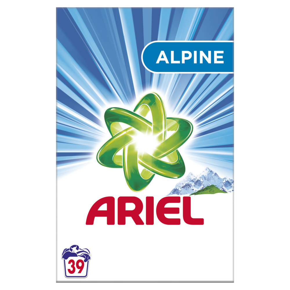 3x39 Lavages Alpine - Lessive en Poudre Ariel