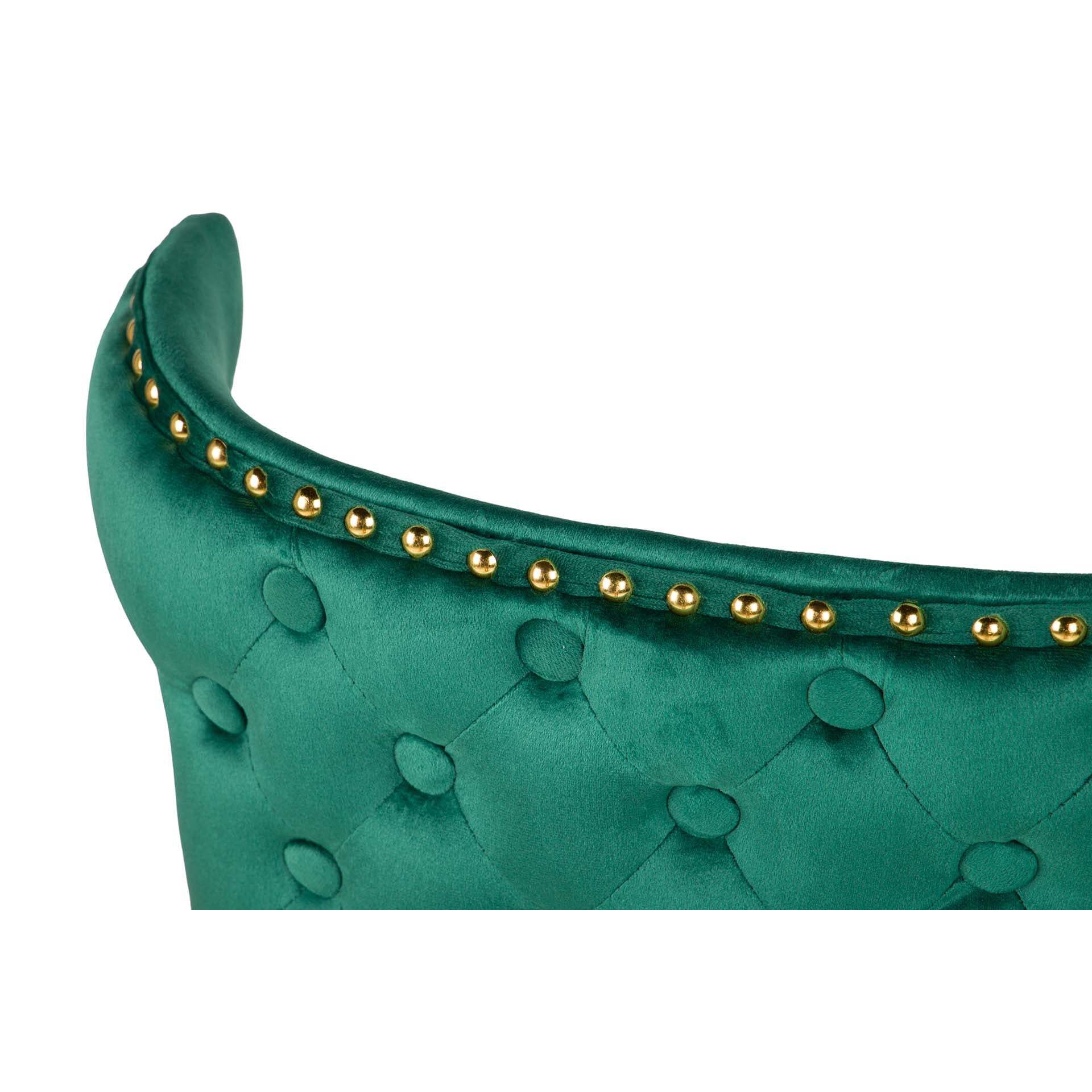 Taburete Bar Velvet Verde Clinton 46x53x105 Cm