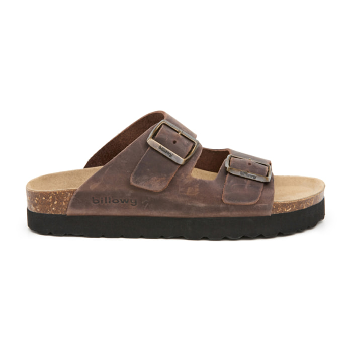 SANDALIA PLATAFORMA BILLOWY MARRON