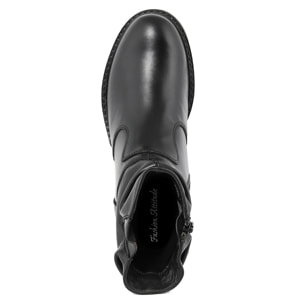 Stivaletto Fashion Attitude in pelle color Nero