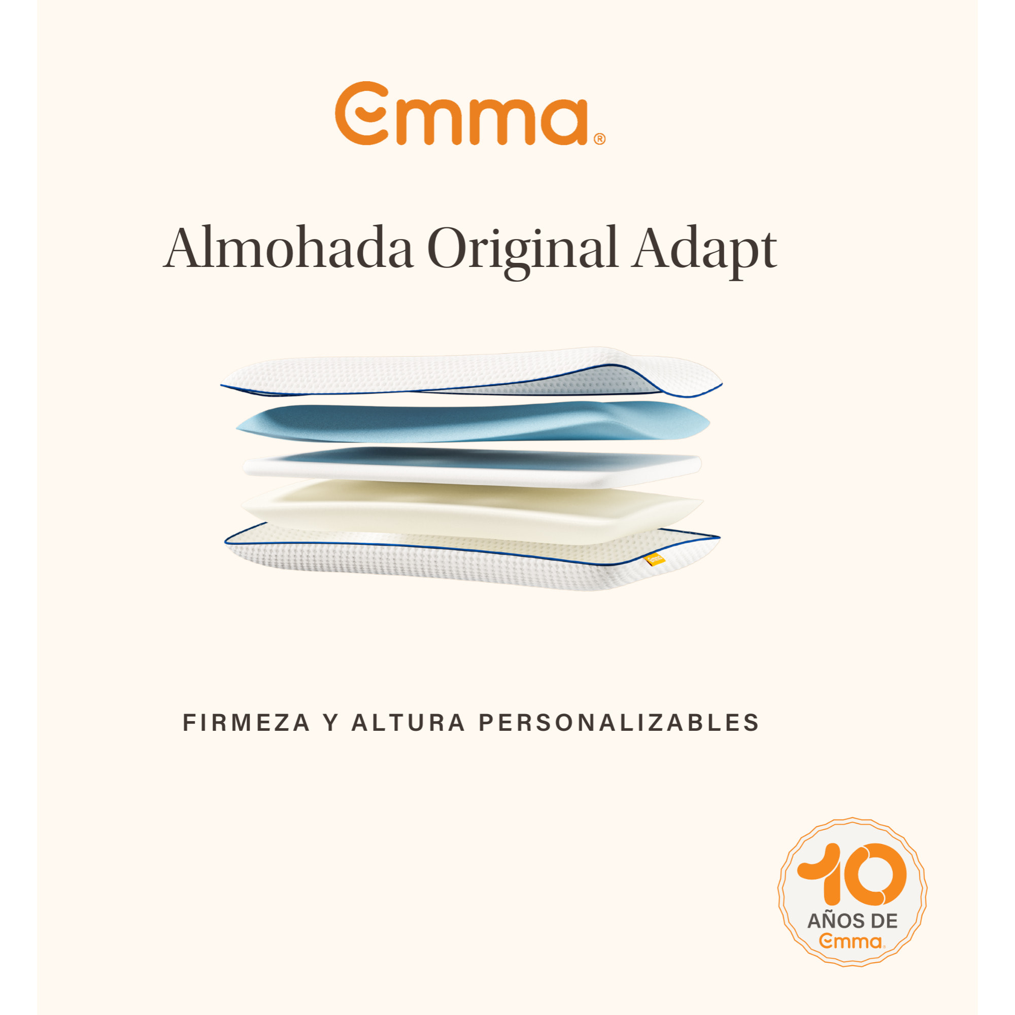 Almohada Original Adapt | 40 x 80 cm
