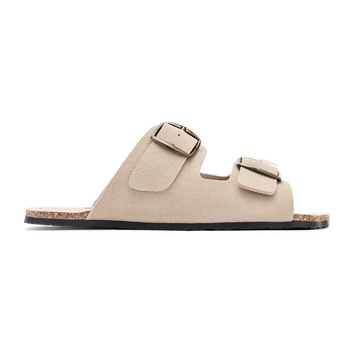 Sandalias Abiertas Barefoot Goflex en Beige