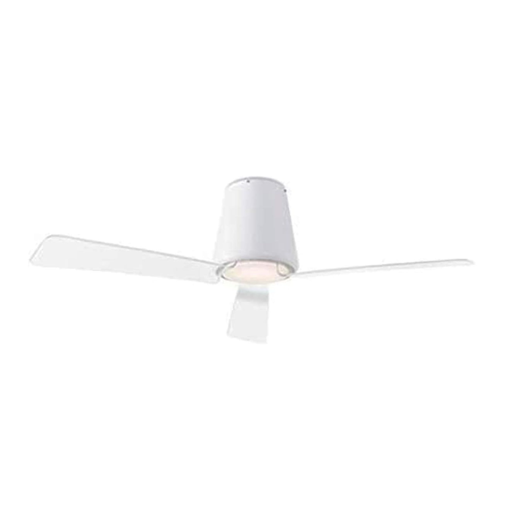 Forlight Ventilador IP44 Garbí LED 18.8W 3000K Blanco Transparente 886lm