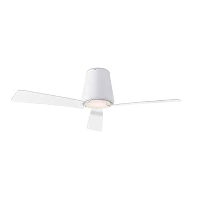 Forlight Ventilador IP44 Garbí LED 18.8W 3000K Blanco Transparente 886lm