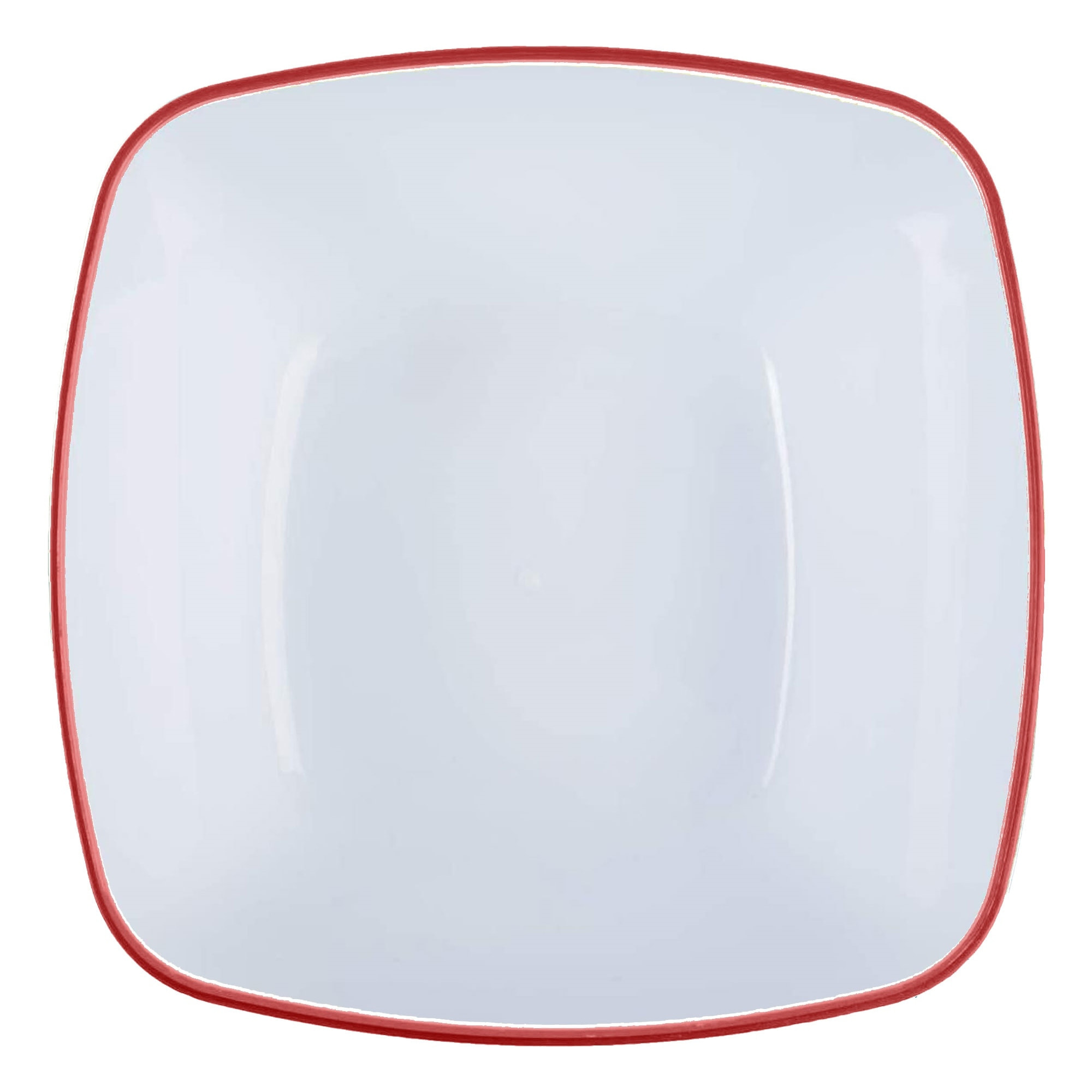 ENSALADERA DE FORMA CUADRADA COLOR ROJO PERFECTA PARA TU COCINA| L. 19 x D. 19 x H. 9 cm