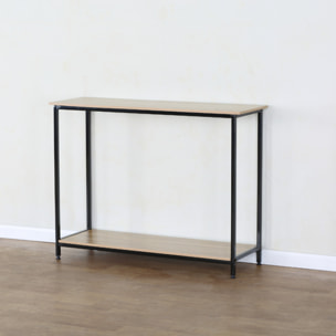 ELIORA Console rectangle 106x35cm chêne