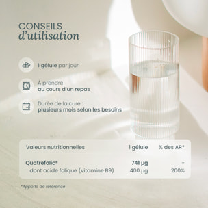 Acide Folique Vit B9 - 120 gélules - Lot de 3