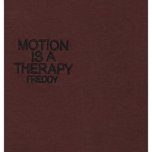 T-shirt slim donna con scritta ricamata