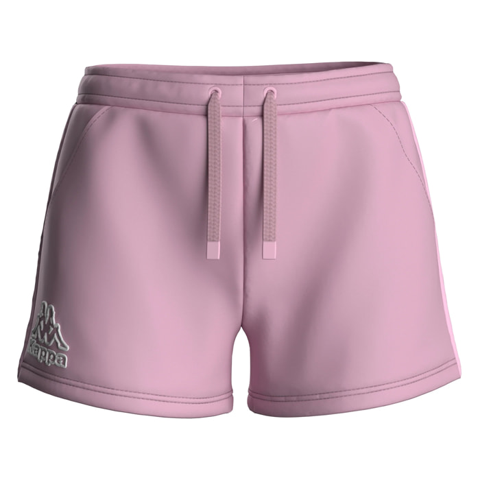 Kappa - Pantalones cortos Mujer Violeta - Logo Tape Gragria