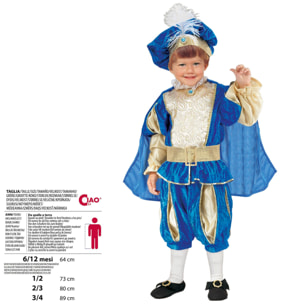 Costume Travestimento Principino Bambino