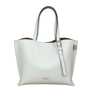 Bolso de Mano Cheval Firenze Marte Blanco