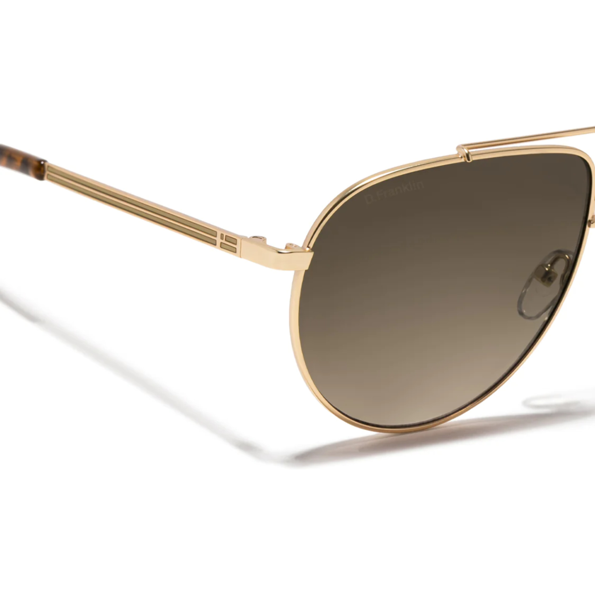 Gafas de Sol Aviator Legacy Gold / Brown D.Franklin