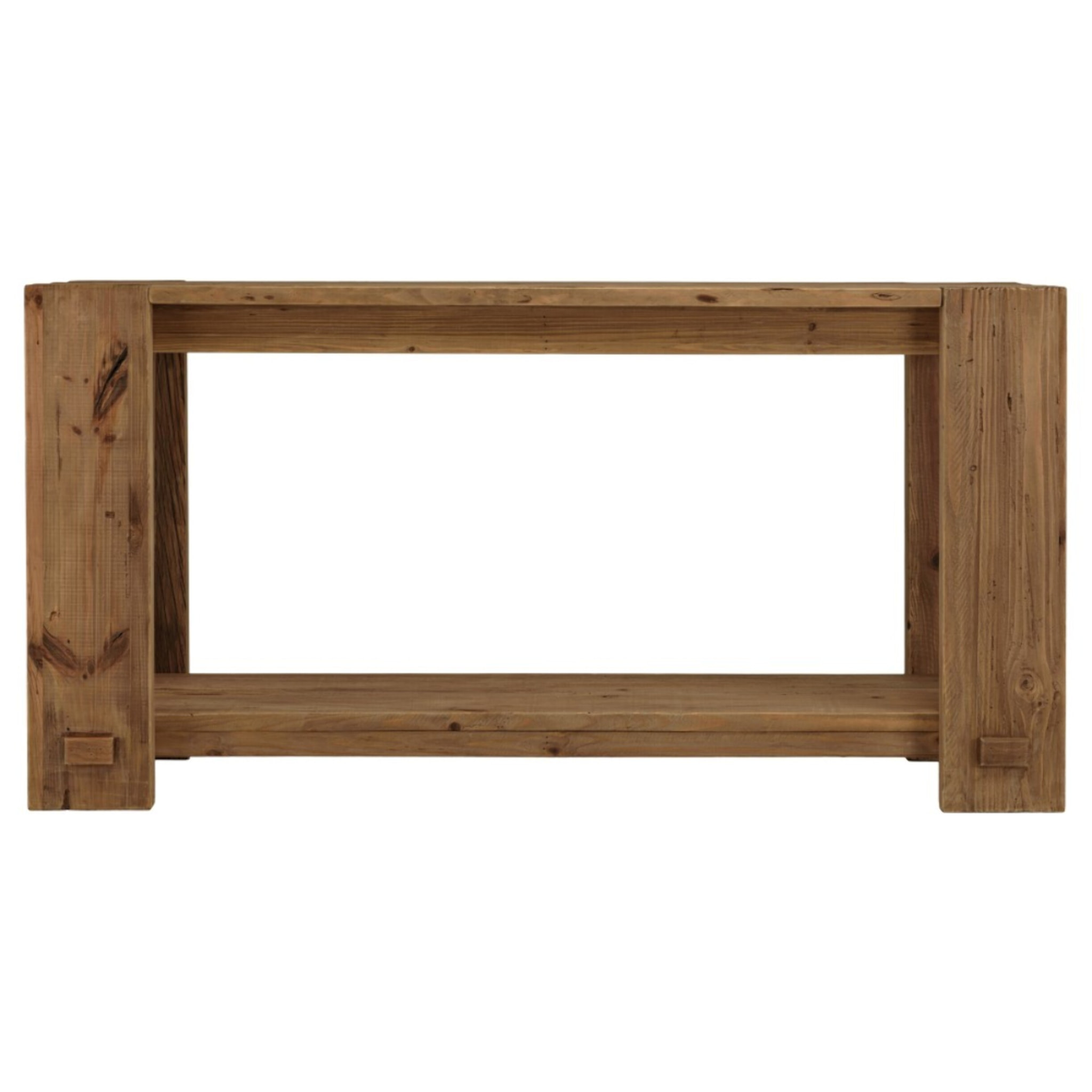 SANDY - Console bois 150x40cm bois Pin recyclé