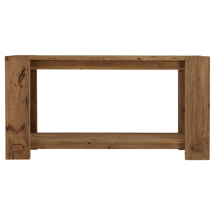 SANDY - Console bois 150x40cm bois Pin recyclé