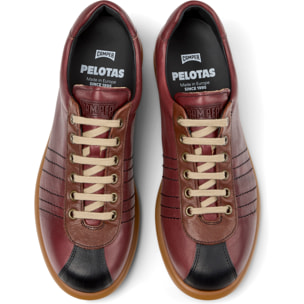 Zapatillas - CAMPER Pelotas Ariel - Burdeos - Cuero liso