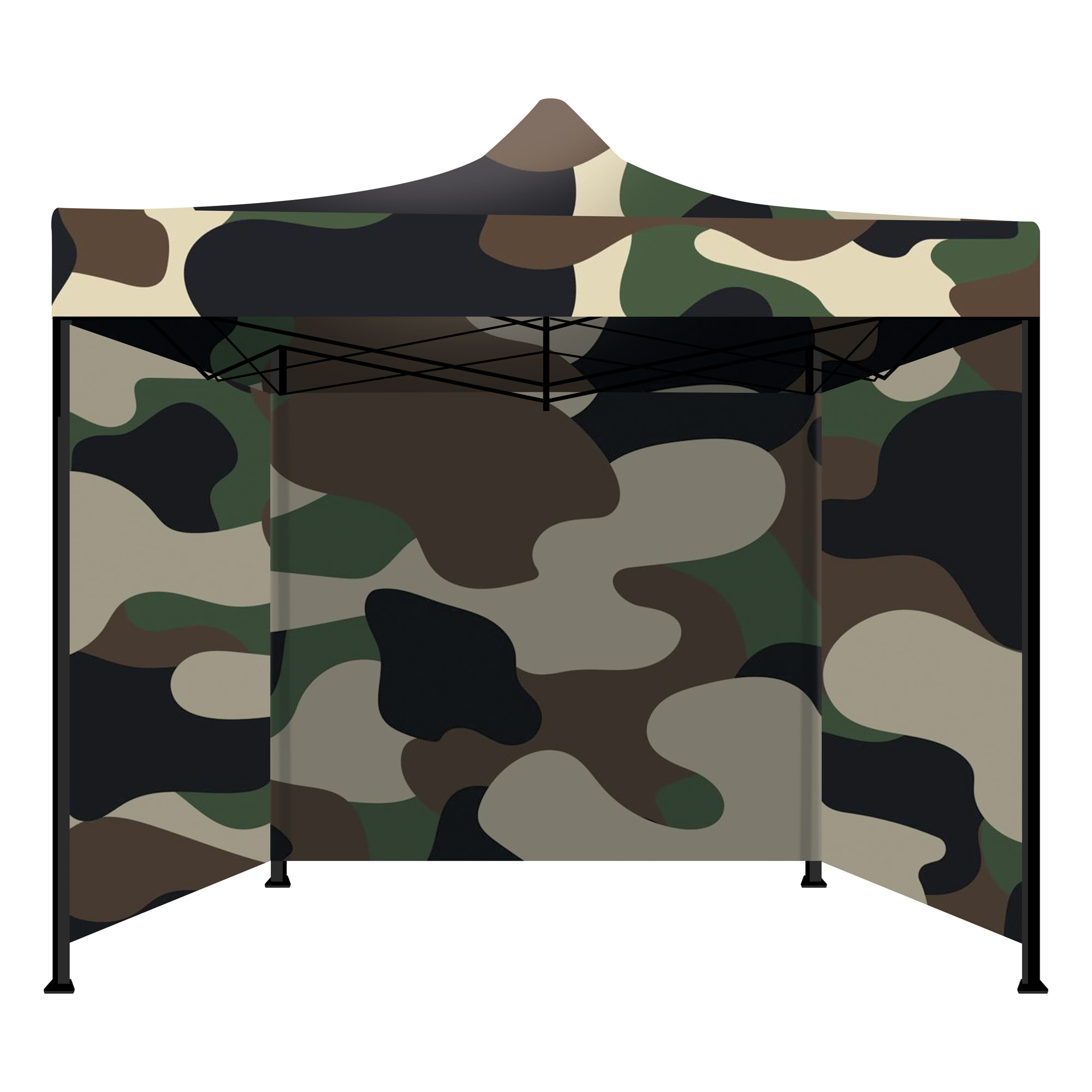 Taman Tenda / Gazebo Per Giardino 3X3 Impermeabile Tendone Pieghevole Per Fiere E Mercati Colore Camouflage