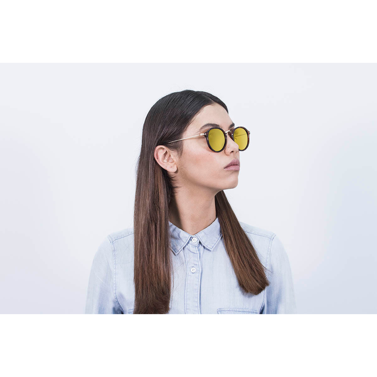 GAFAS DE SOL SUNPERS BIARRITZ METAL BRIDGE & TEMPLE de color Rojo