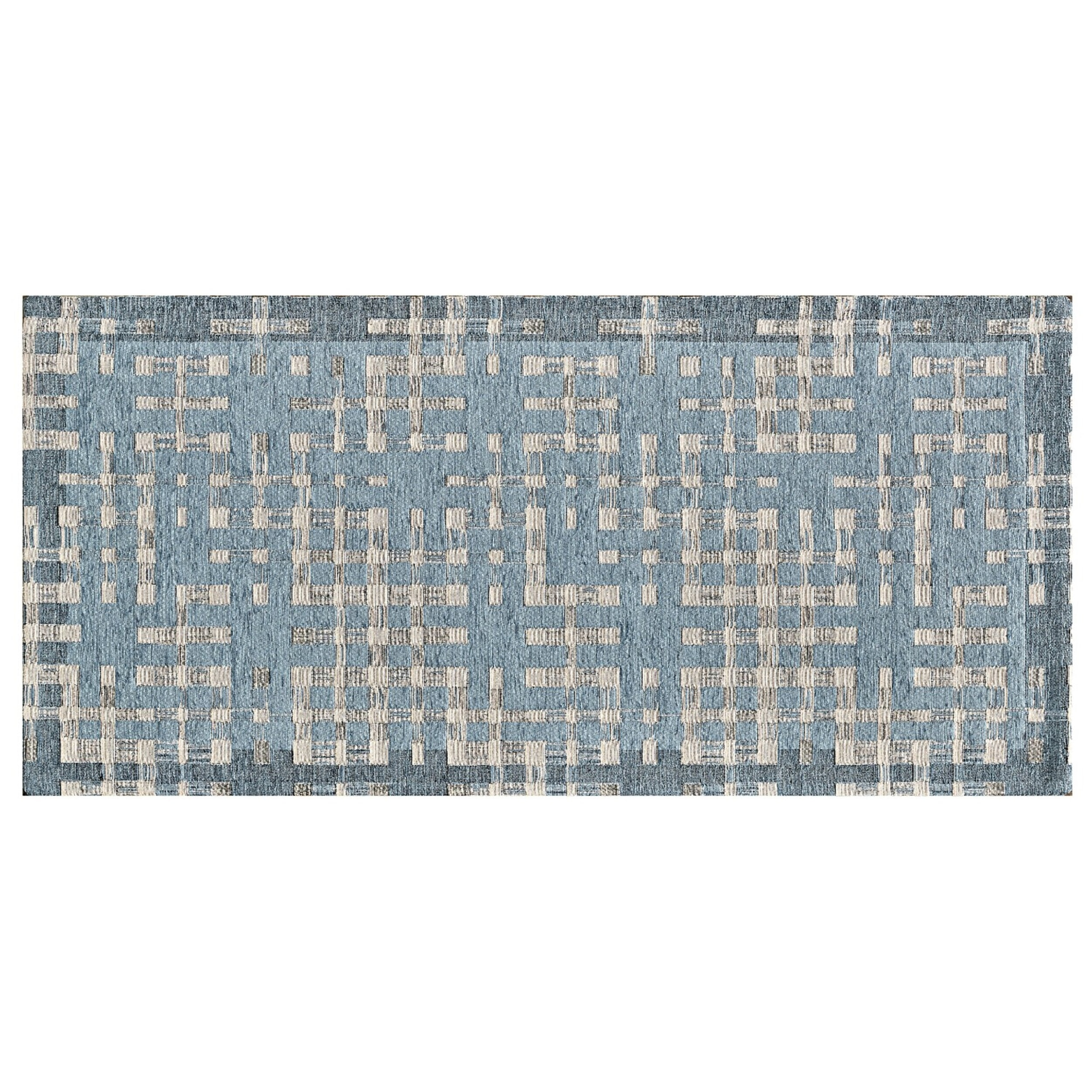 Passatoia Guida Tappeto Cucina Azzurro