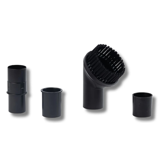 Brosse ronde aspirateur et 3 adaptateurs Top Filter