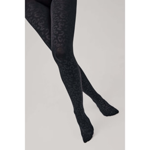 Collant termico leopardato 140 denari