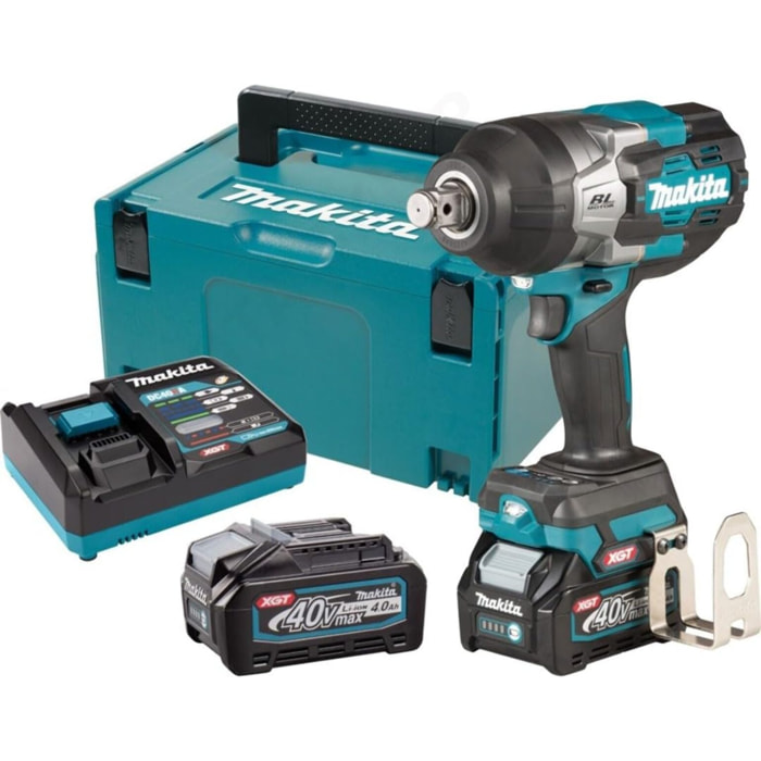 Boulonneuse à chocs 40V XGT 1630 Nm - MAKITA - avec 2 batteries 40V 4.0Ah - chargeur - coffret - TW001GM201