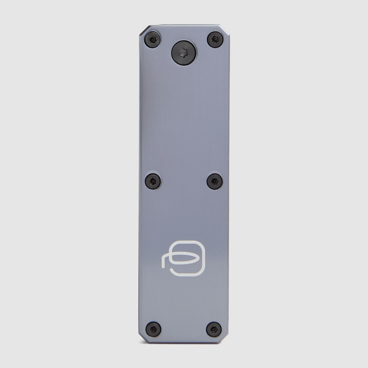 Piquadro Portachiavi personalizzabile in pelle con tracker