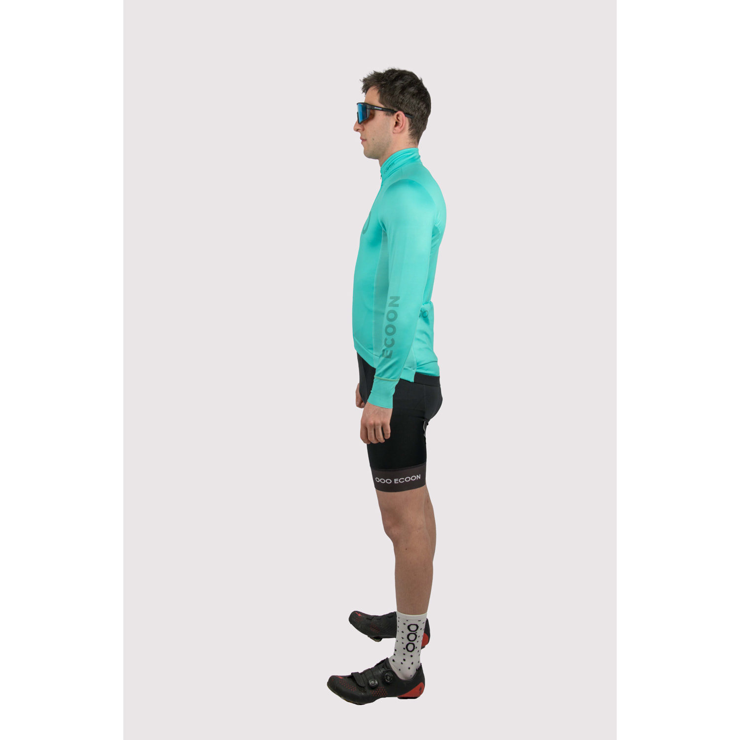 Maillot de manga larga ECOON modelo Mont Ventoux en color Turquesa