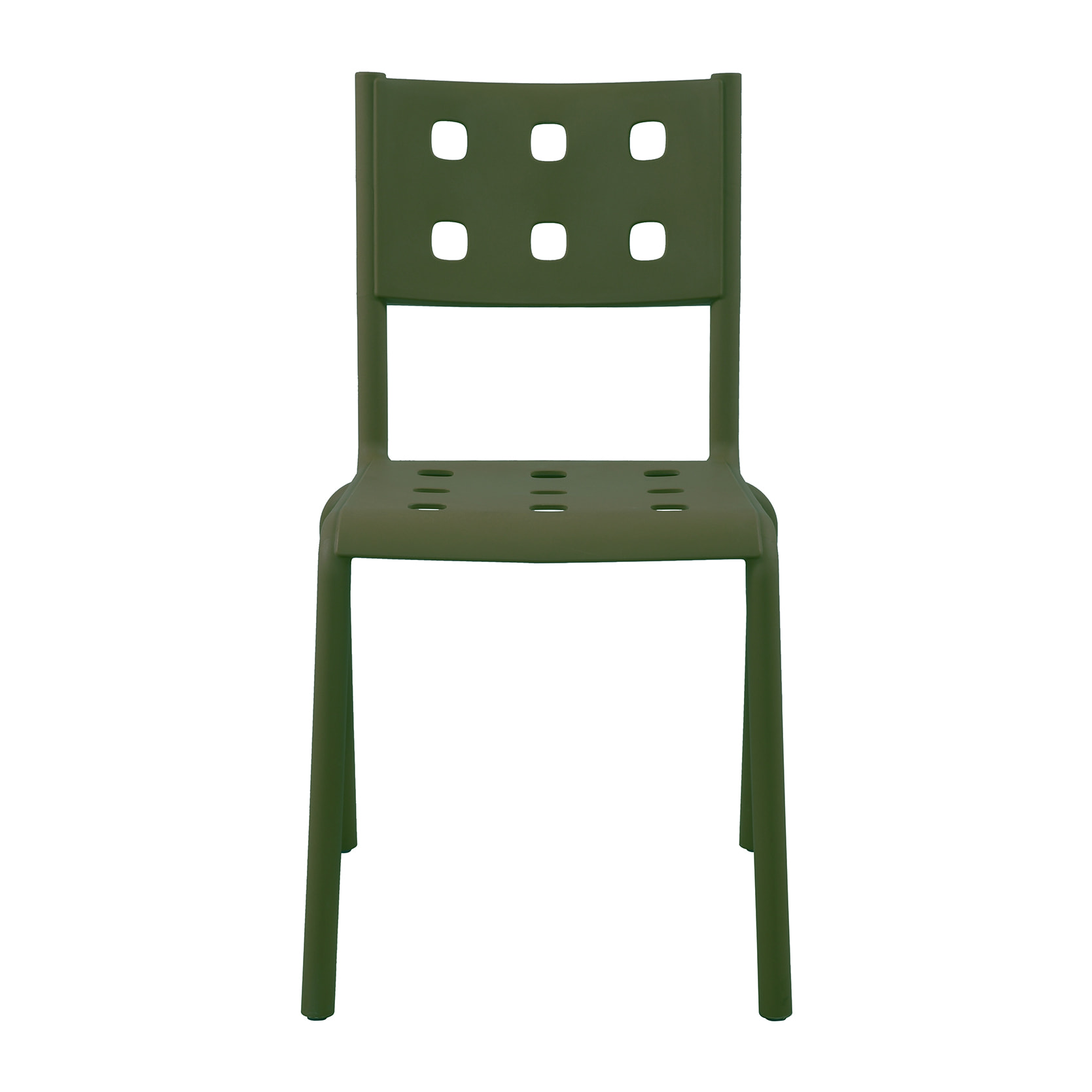 Set Da 4, Sedia Sibari In Polipropilene Verde Inglese