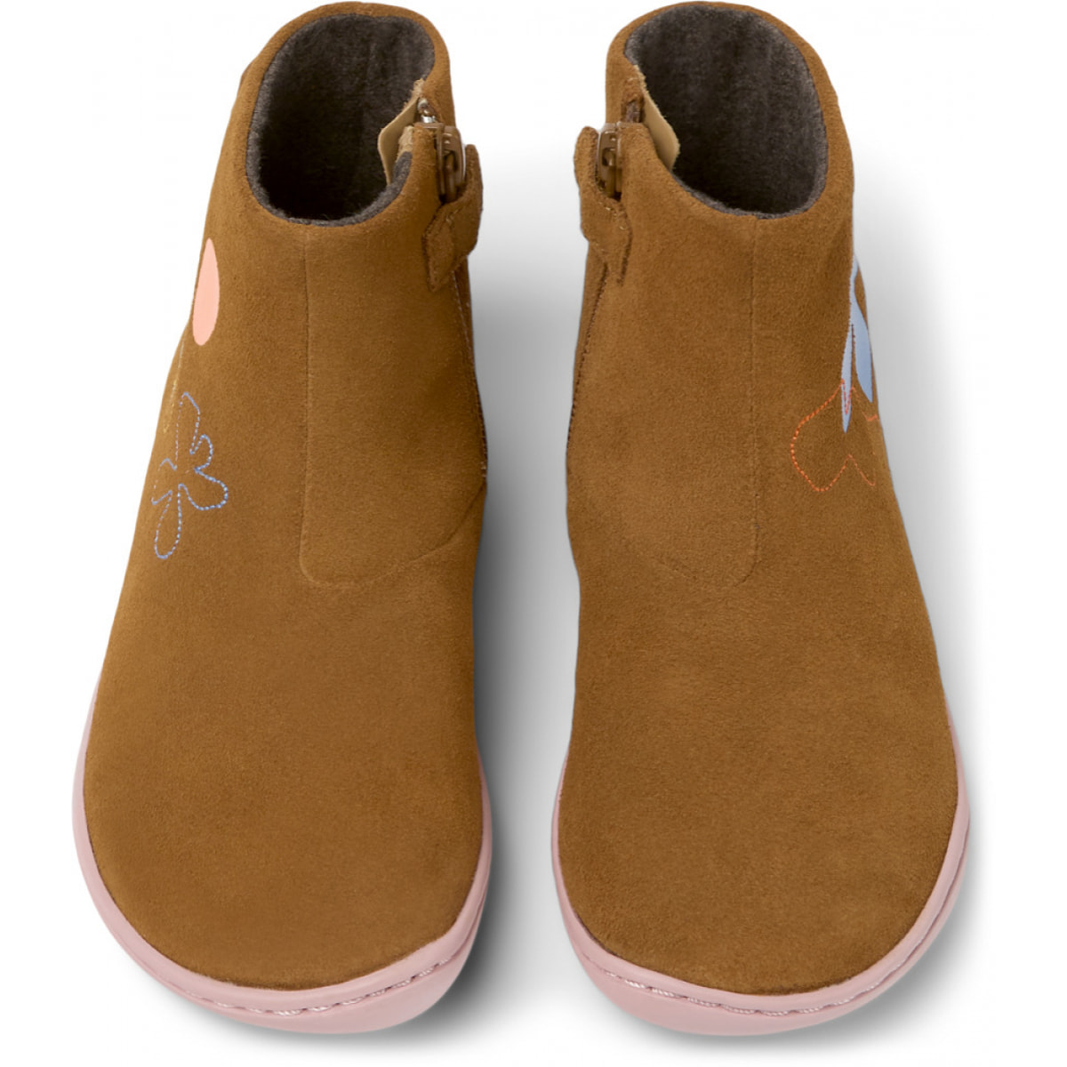 CAMPER Peu Cami Twins - Botines Marrón Infantil Unisex