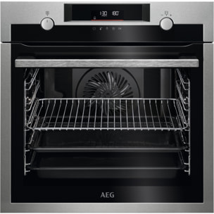 AEG Horno multifunción Serie 6000 SteamBake con Display LED Explore BPE555360M