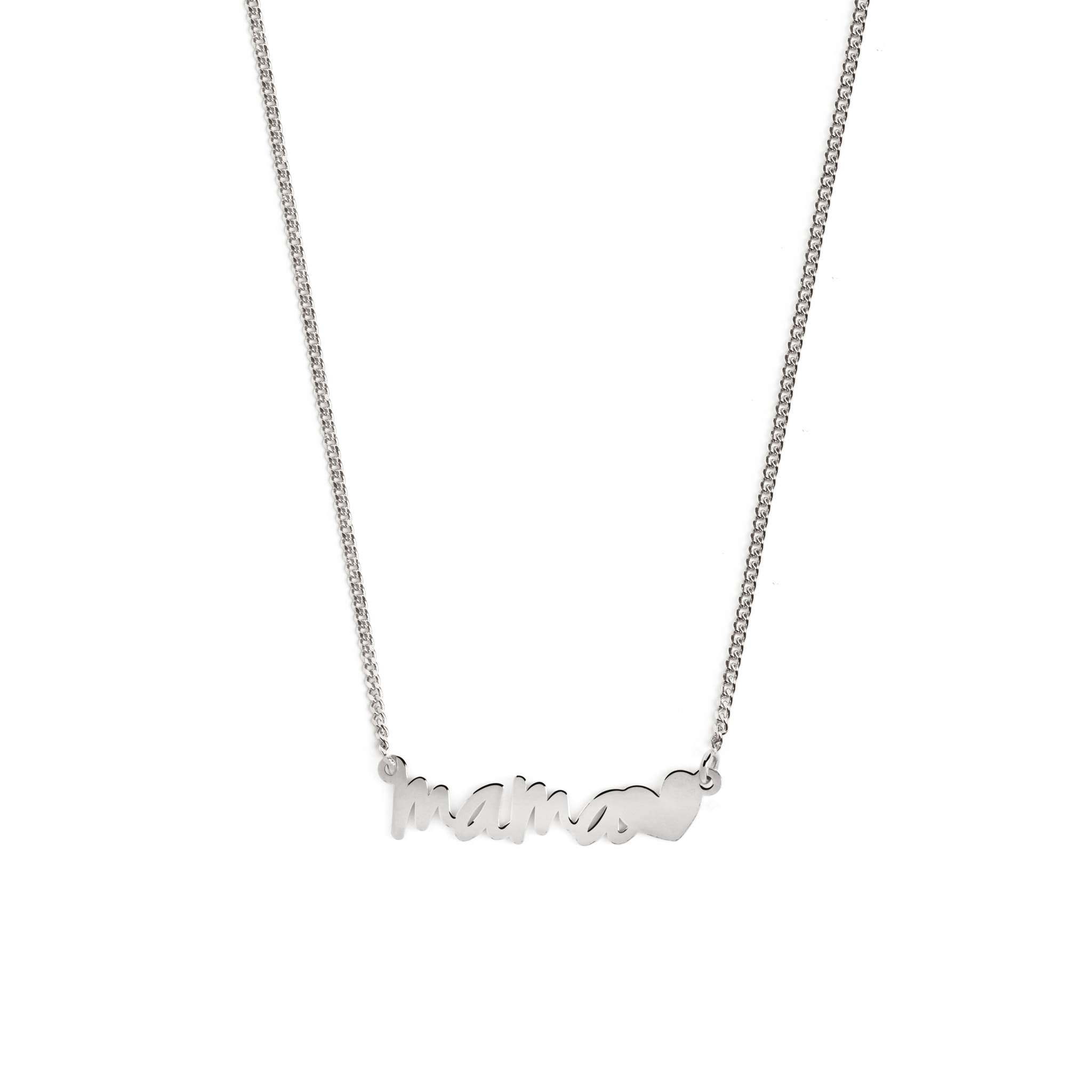 Collana Mom Heart in Argento