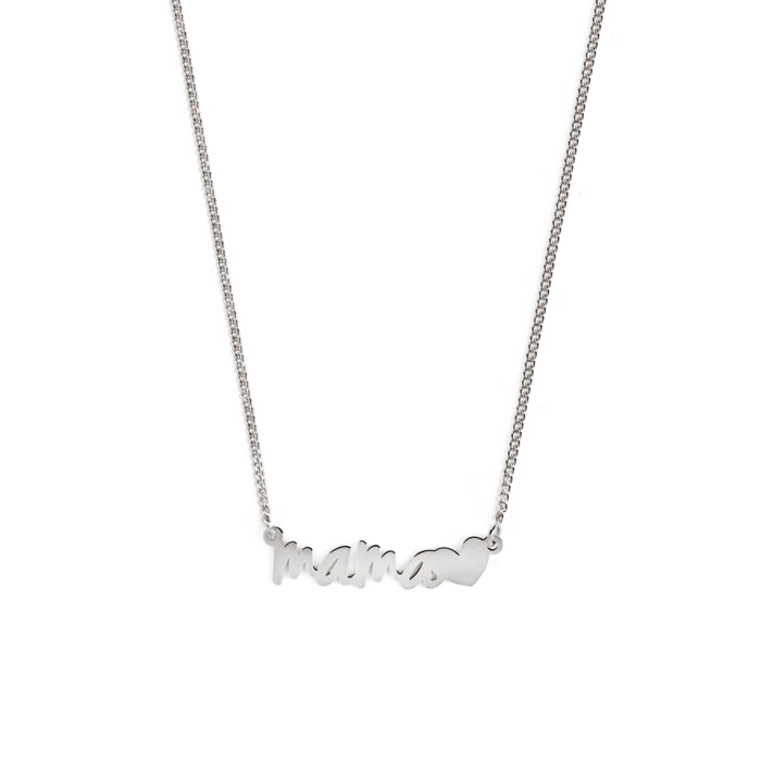 Collana Mom Heart in Argento