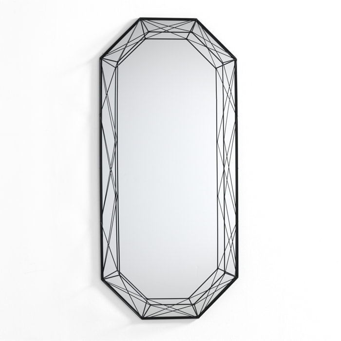 Tomasucci Miroir mural DIAMOND 120 Noir