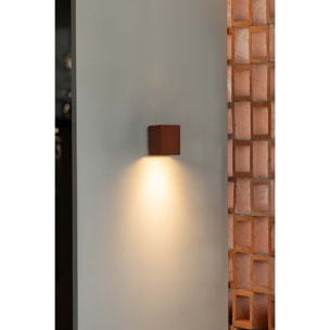 LUNE Applique carré terracotta