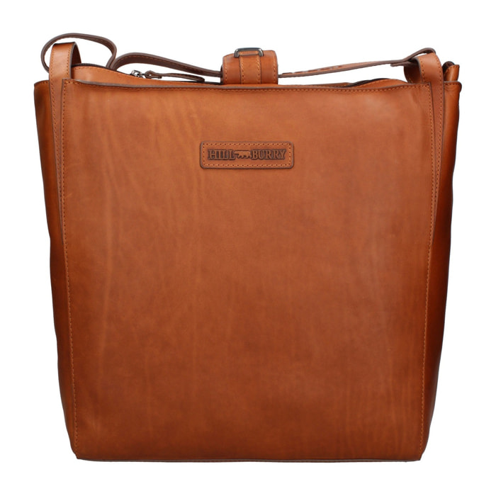 Borsa a tracolla da uomo - Modello False - Vera pelle - 37.0 x 36.0 x 14.0 cm