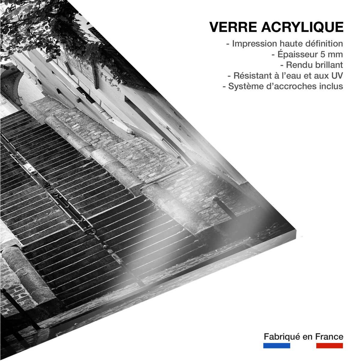 Tableau Paris rue de Montmartre Tableau plexiglas