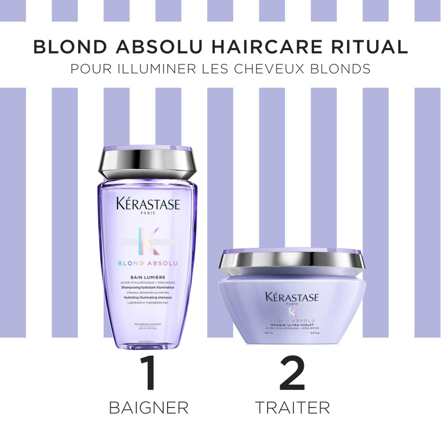 Blond Absolu - Coffret Bain Lumiere 250 ml + Masque Ultra Violet 200 ml