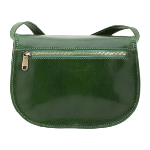 Borsa a tracolla  da donna In Vera pelle Made in Italy 24x17x11 cm