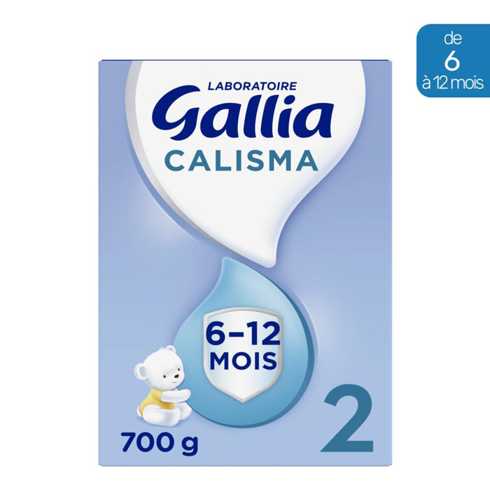 Lait en poudre Calisma 2 (700g) - Gallia de 6 à 12 Mois