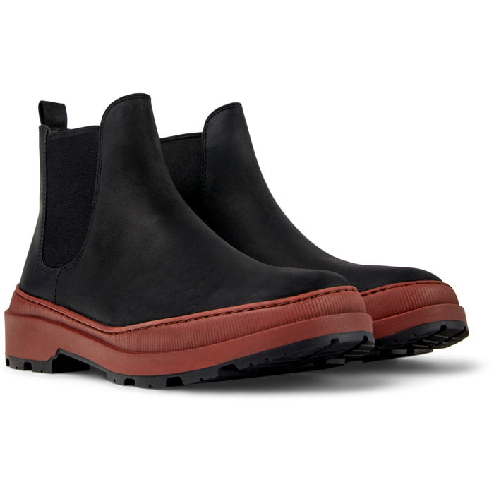 Stivaletti - CAMPER Brutus Trek - Nero - Pelle nabuk