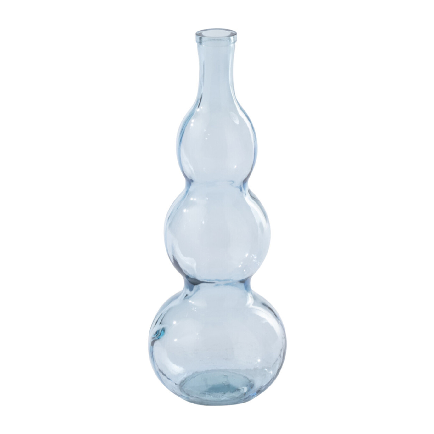 J-Line Vase - verre - bleu clair