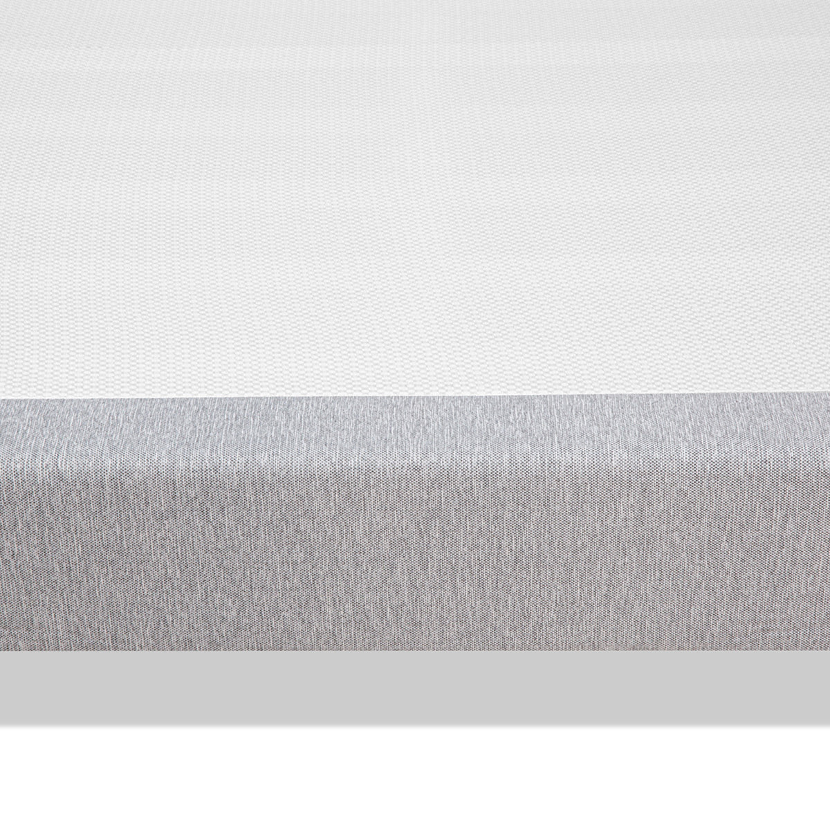 Sommier Tapissier en Kit gris Clémence - 1 Place