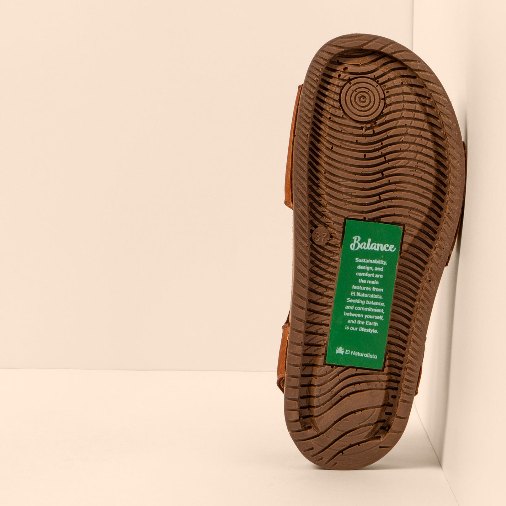 Sandalias N5799 NOBUCK LAVADO CUERO / BALANCE color Cuero