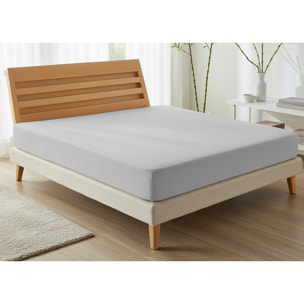 Lenzuolo Sotto Con Angoli No Stiro Tinta Unita Francesca Grigio