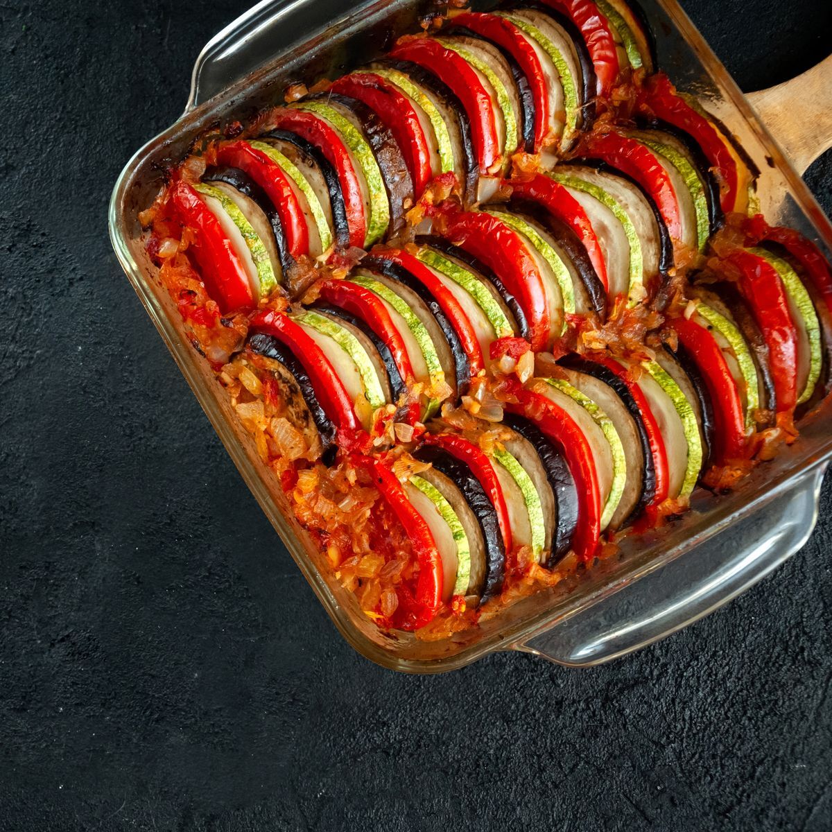 Lot de 2 plats à four carré en verre 22cm et 28cm CRISTAL