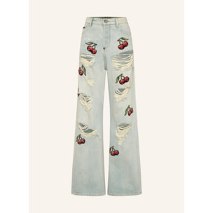 PHILIPP PLEIN Jeans Skater fit CHERRIES