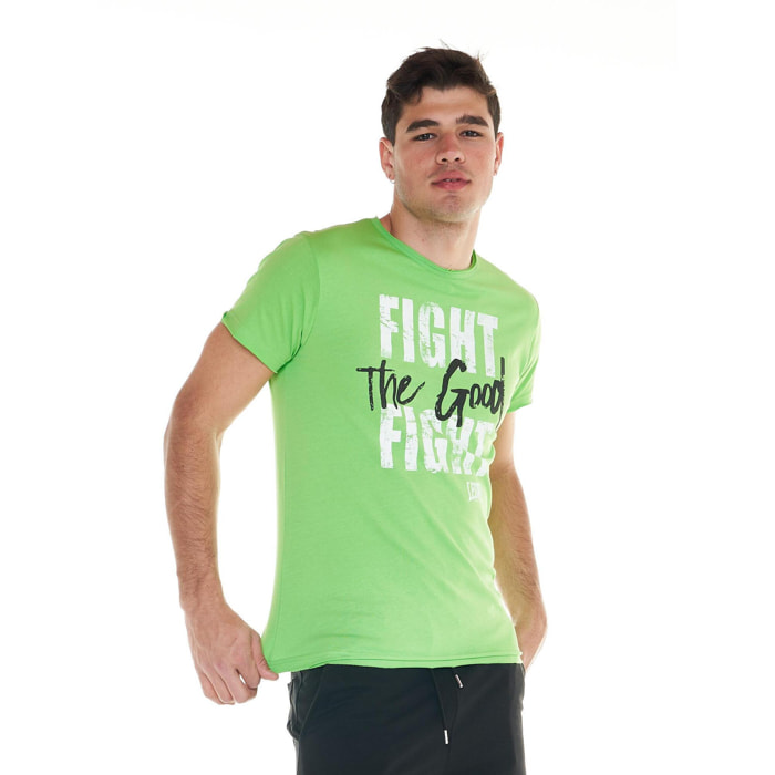 Camiseta deportiva de hombre con estampado "La buena pelea"